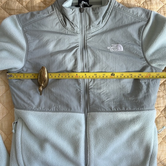The North Face Denali Women’s Fleece Full Zip Jacket Coat Minty Green Size M - Picture 9 of 10